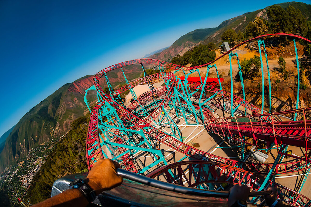 Cliffhanger Roller Coaster  Glenwood Caverns Adventure Park