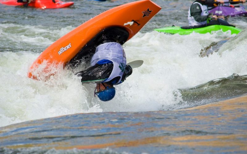 Glenwood Springs Kayaking Flip