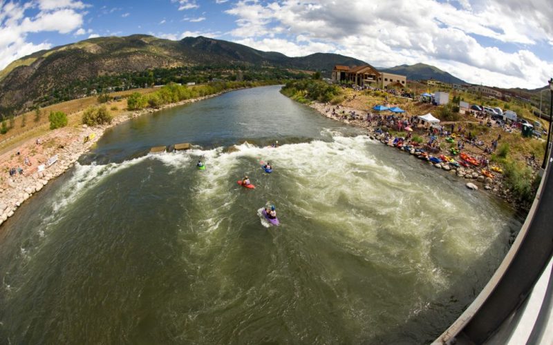 Glenwood Whitewater Park from Midland Avenue Bridge