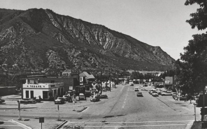 6th Street in 1950's Glenwood Springs