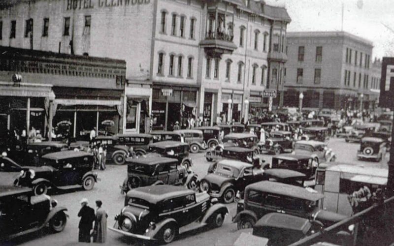 Glenwood Springs during Strawberry Days in the 1930's